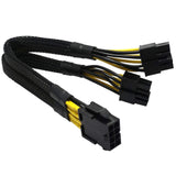 EPS CPU 8 Pin to Dual EPS (4+4) Pin Splitter Cable